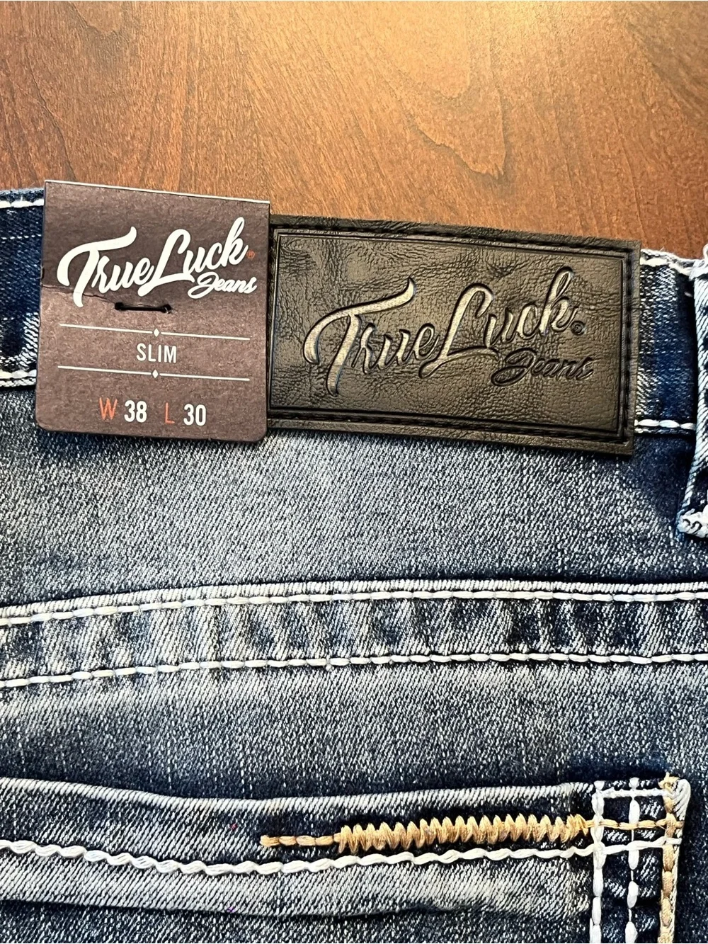 True Luck Light Wash Jeans - Light Blue Denim